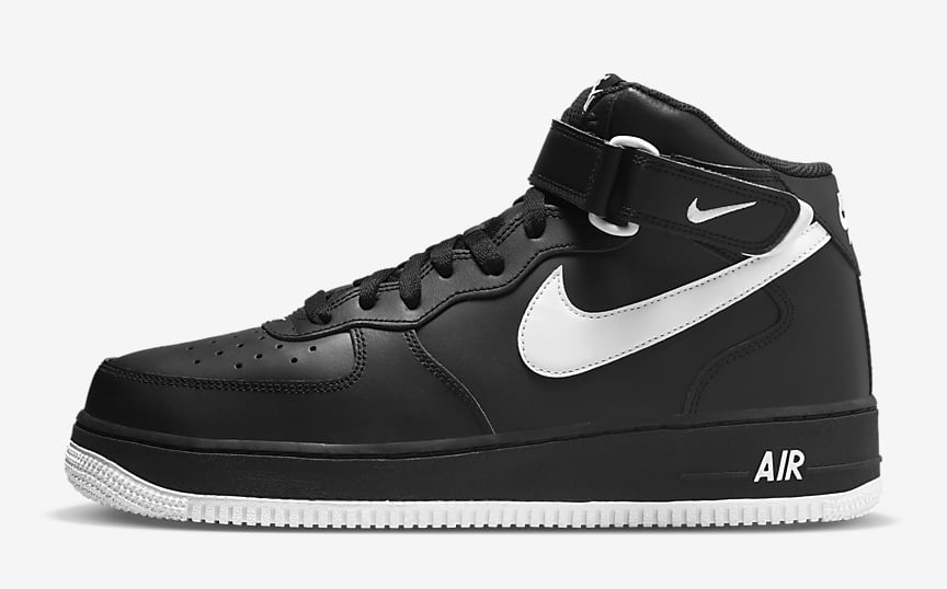 Nike-Air-Force-1-Mid-Black-White-DV0806-001-Release-Date-1