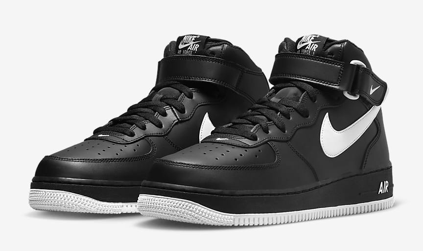 Nike-Air-Force-1-Mid-Black-White-DV0806-001-Release-Date-3