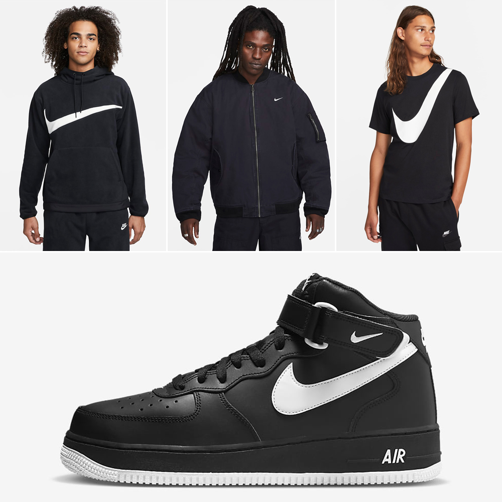 Nike-Air-Force-1-Mid-Black-White-Outfits