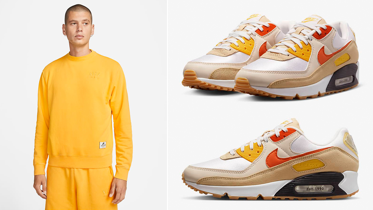 Nike-Air-Max-90-Frank-Rudy-Sesame-Yellow-Outfit