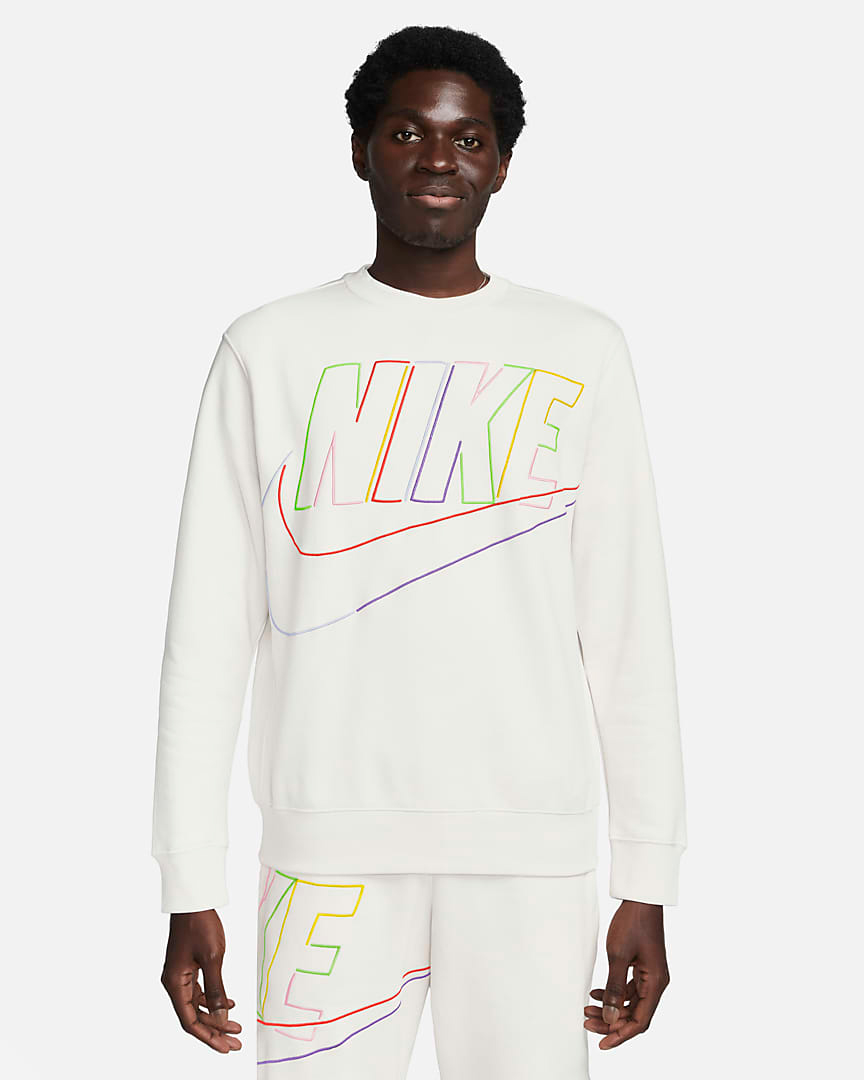 Nike-Club-Fleece-Crew-Sweatshirt-Phantom-White