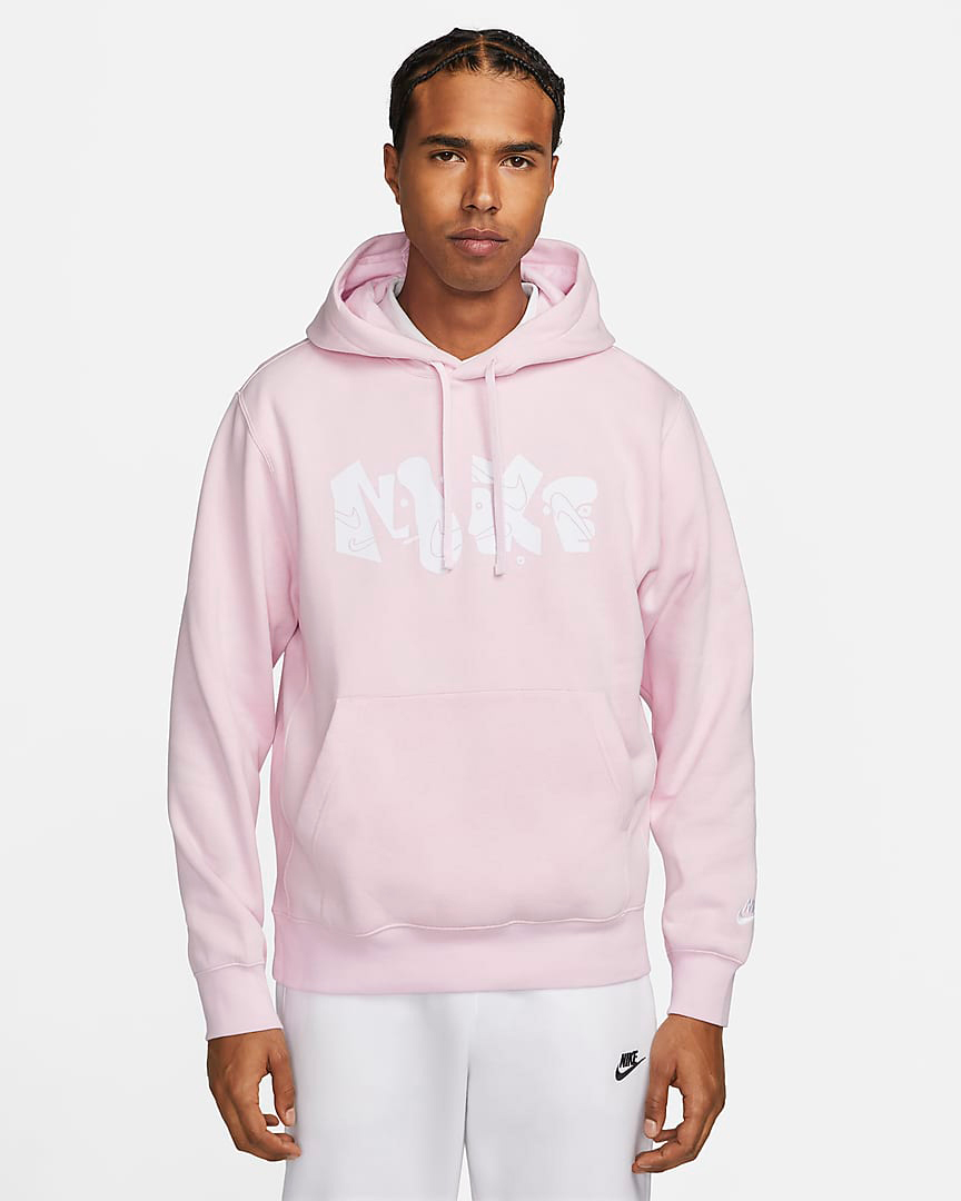 Nike-Club-Fleece-Graphic-Hoodie-Pink-Foam