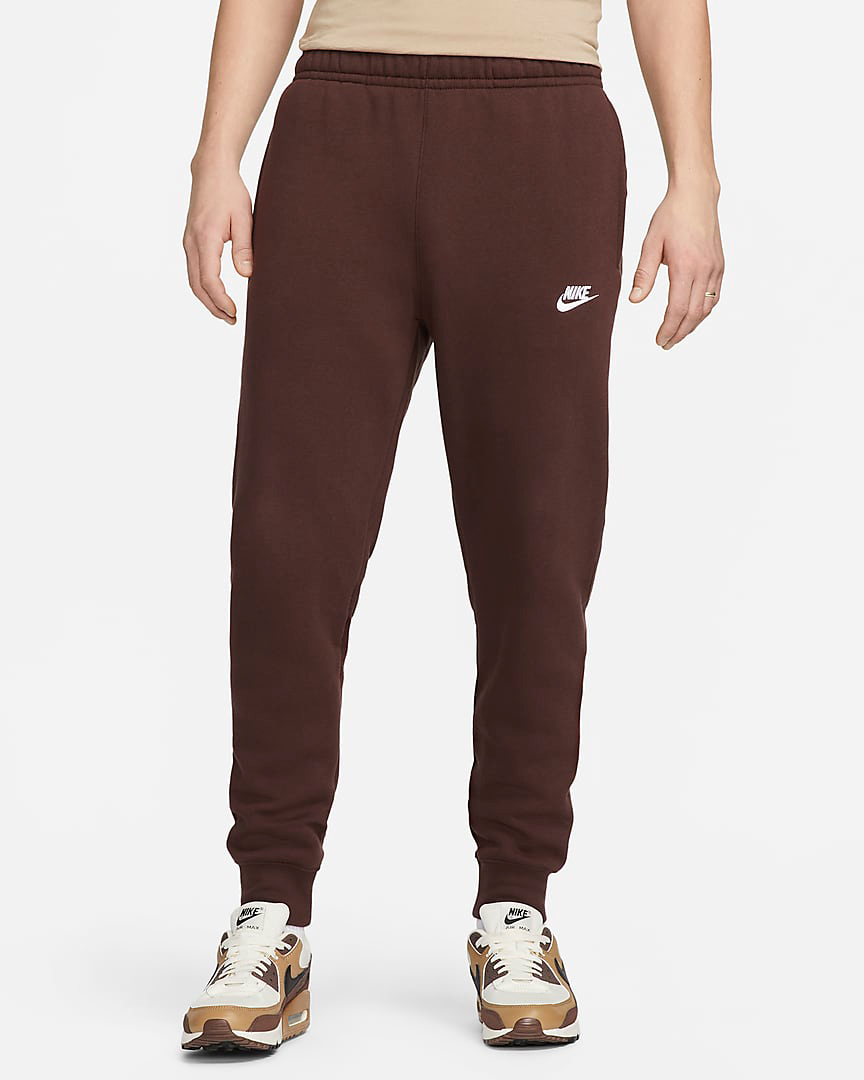 Nike-Club-Fleece-Pants-Earth-Brown
