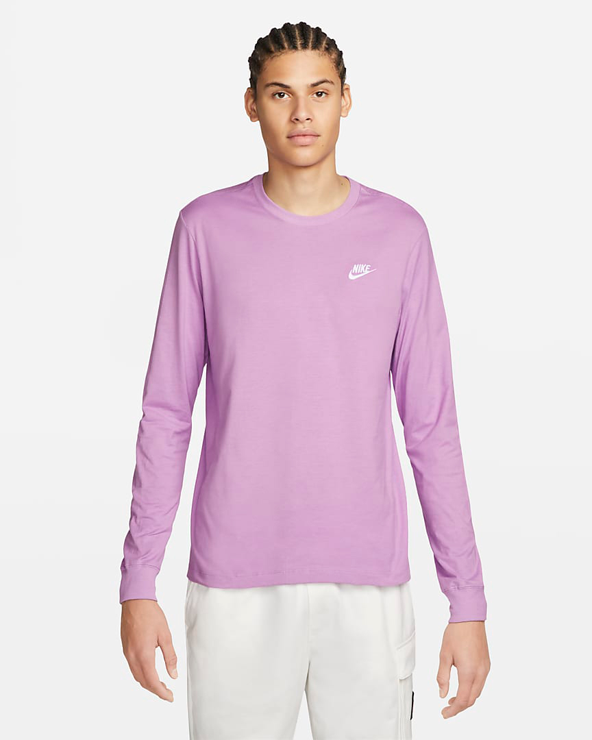 Nike-Club-Long-Sleeve-T-Shirt-Rush-Fuchsia