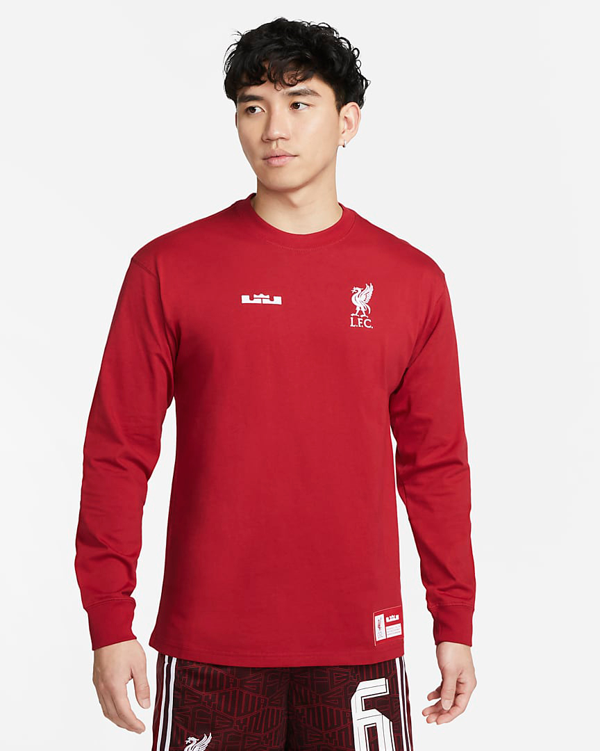 Nike-LeBron-Liverpool-FC-Long-Sleeve-T-Shirt-Red