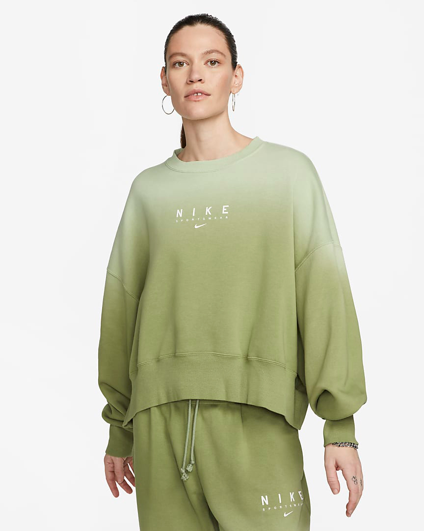 Nike-Oil-Green-Phoenix-Womens-Sweatshirt