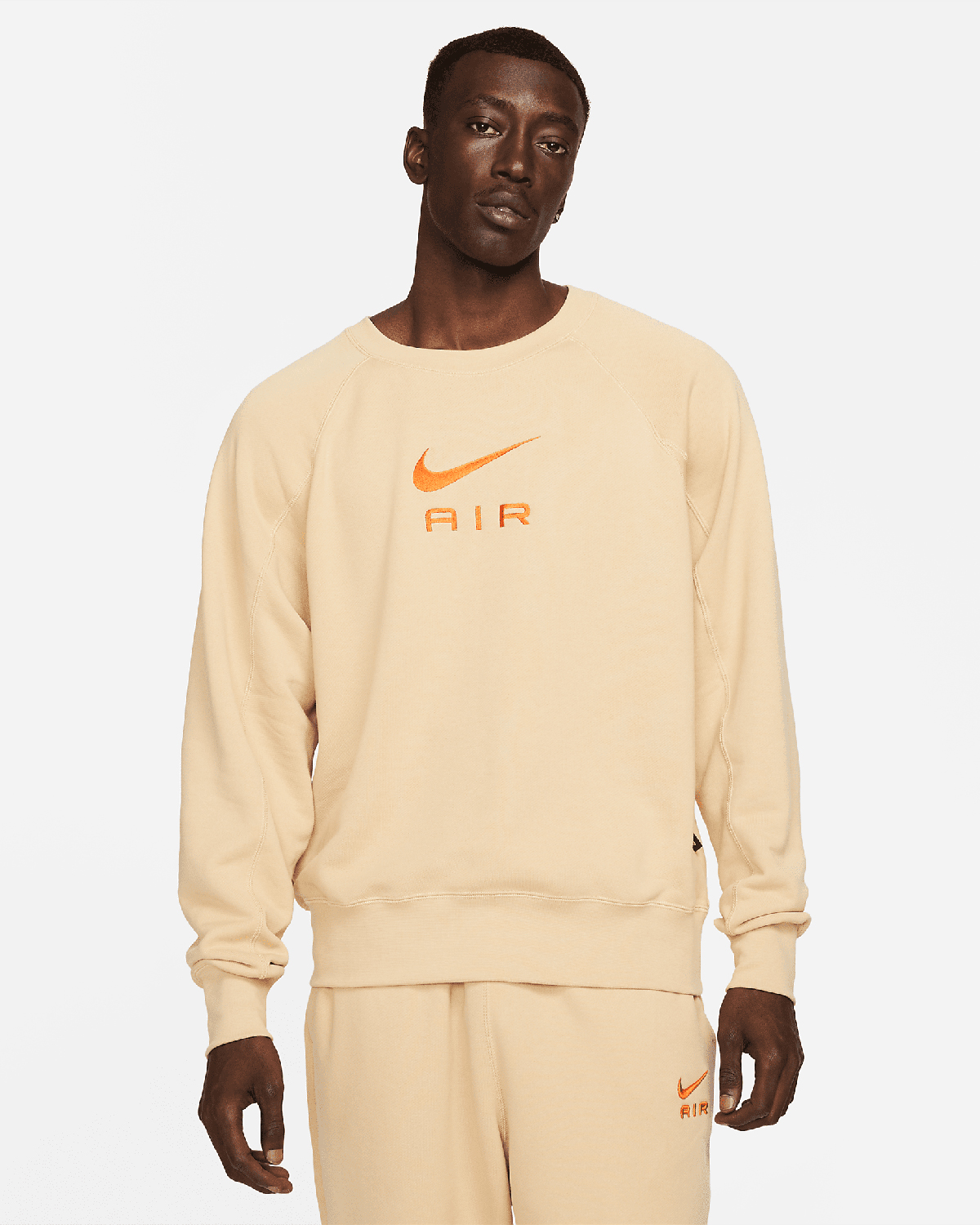 Nike-Sportswear-Air-Sweatshirt-Sesame-Safety-Orange