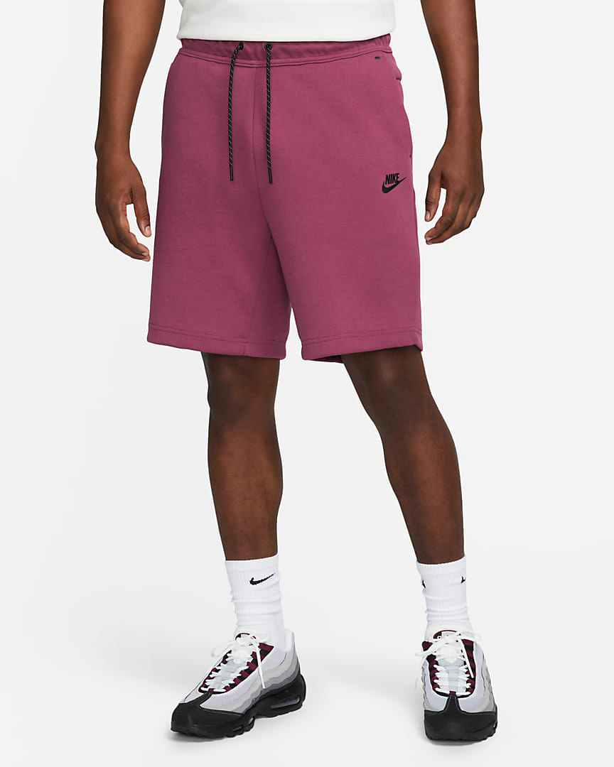 Nike-Tech-Fleece-Shorts-Rosewood