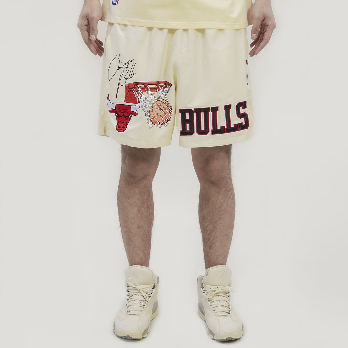 Chicago-Bulls-Pro-Standard-Cream-Shorts