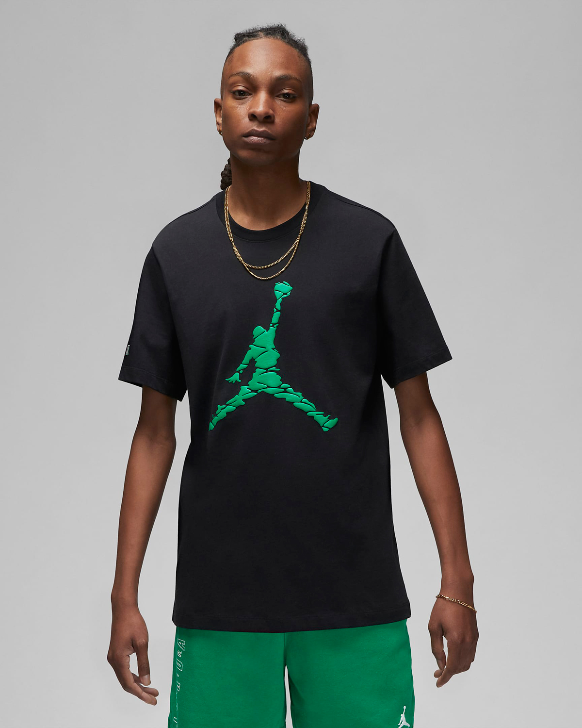 Jordan-Essentials-T-Shirt-Black-Lucky-Green-1