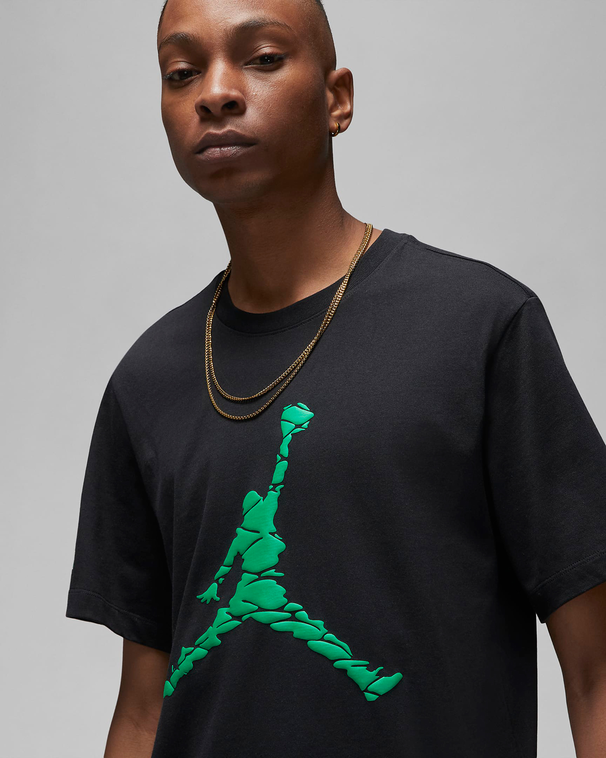 Jordan-Essentials-T-Shirt-Black-Lucky-Green-2