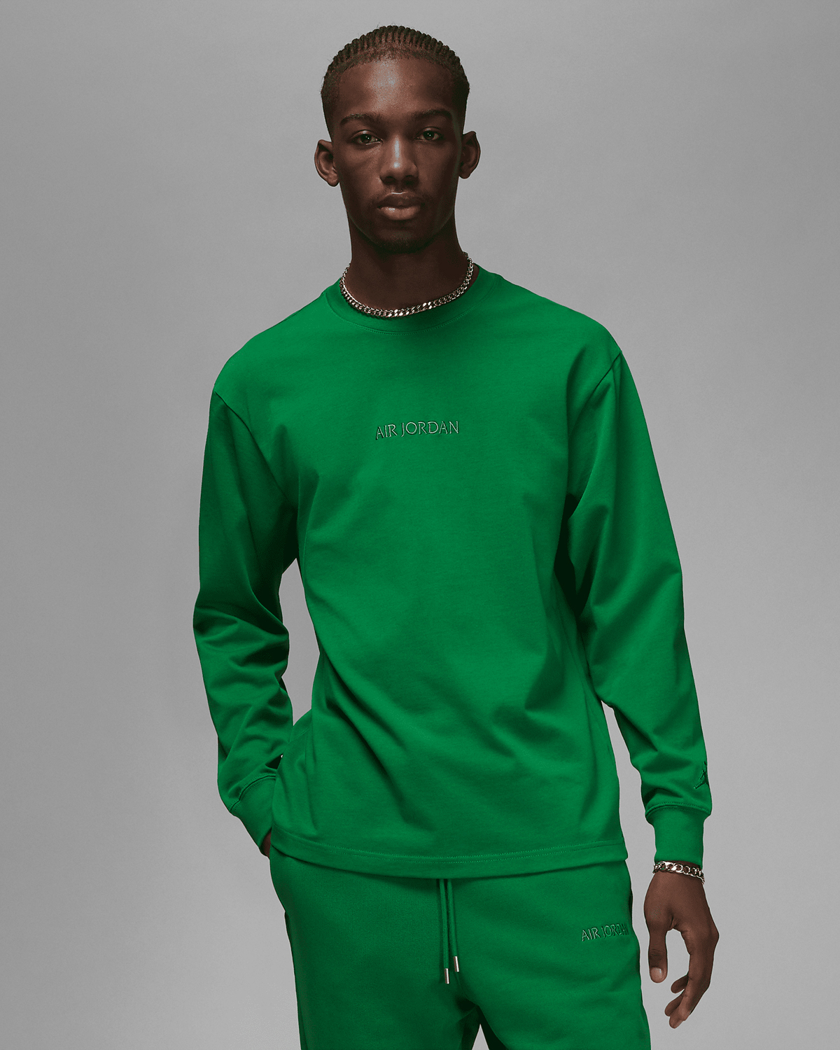 Jordan-Pine-Green-Wordmark-Long-Sleeve-T-Shirt-1
