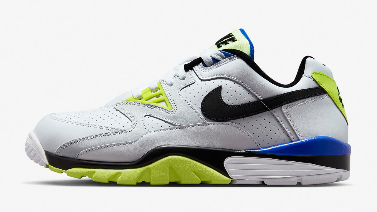 Nike-Air-Cross-Trainer-3-Low-White-Volt-Racer-Blue-Matching-Outfits