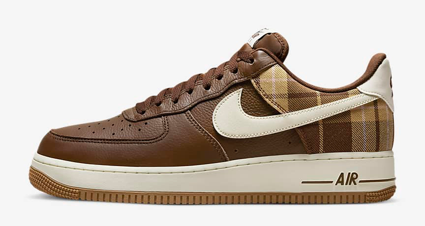 Nike-Air-Force-1-Low-Plaid-Cacao-Wow
