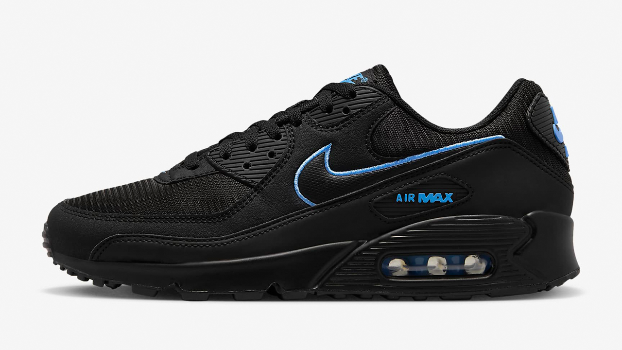 Nike-Air-Max-90-Black-University-Blue