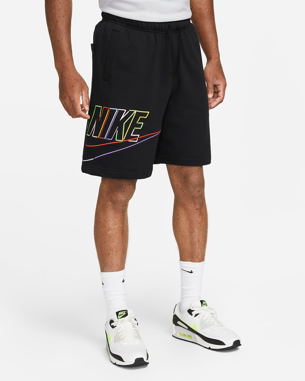 Nike-Club-Fleece-Shorts-Black-Multi-Color