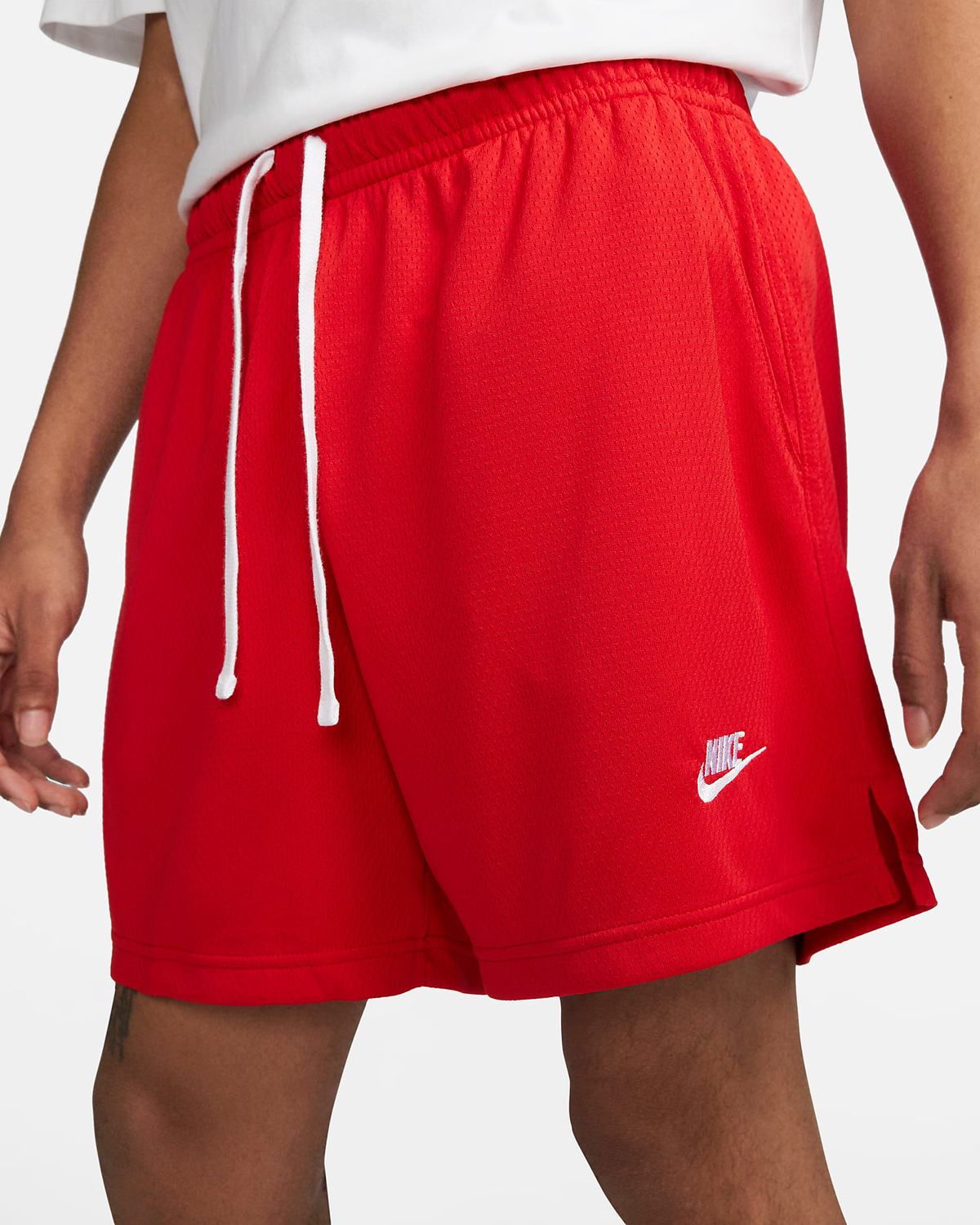 Nike-Club-Mesh-Flow-Short-University-Red
