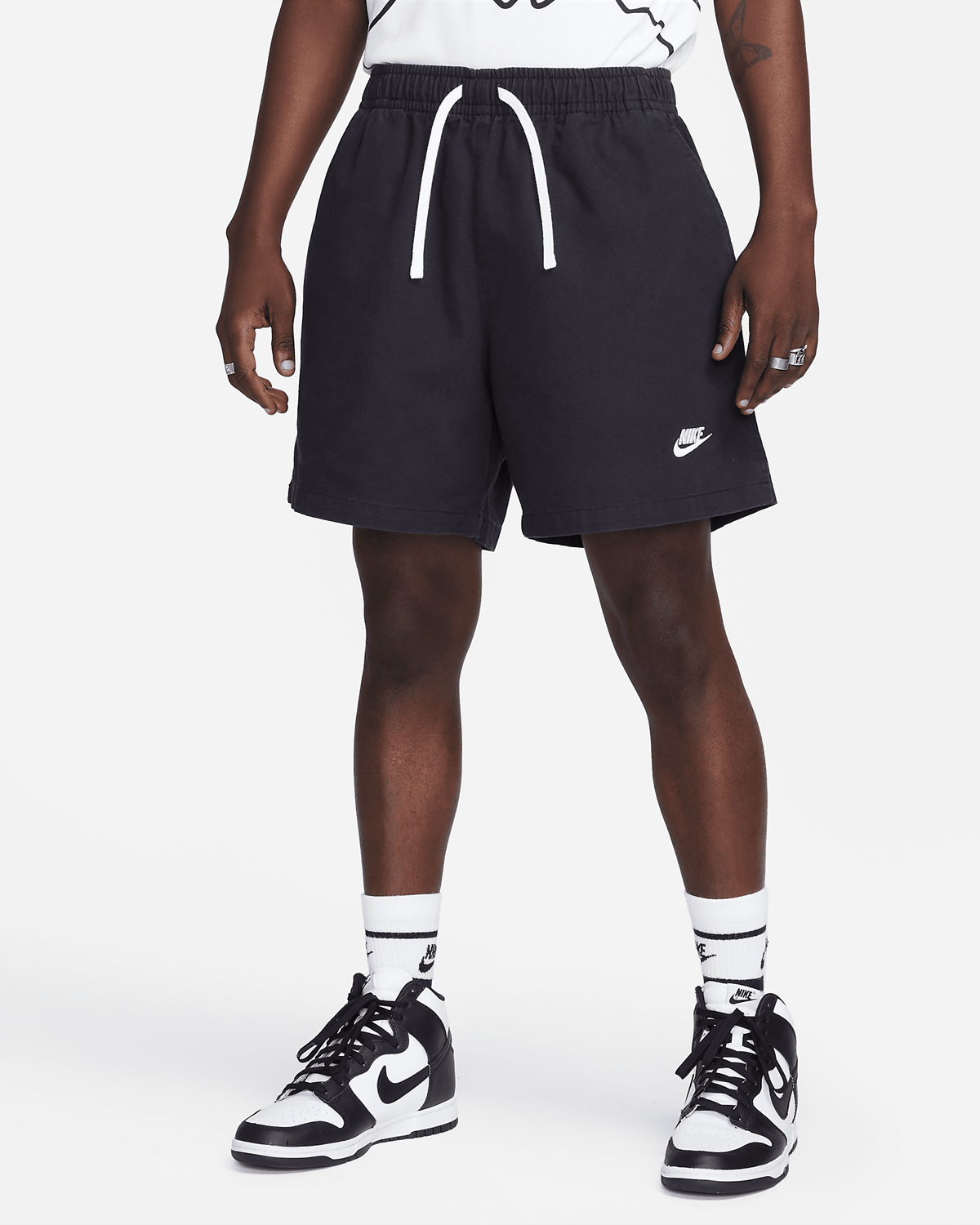 Nike-Club-Woven-Flow-Shorts-Black-White