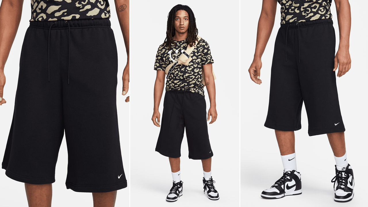 Nike-Dunk-High-Panda-Shirt-Shorts-Outfit-Match
