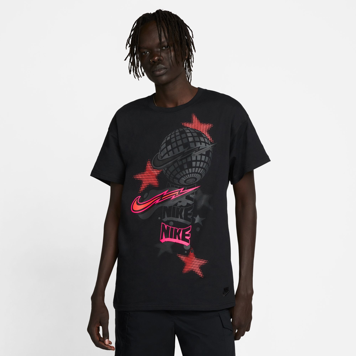 Nike-Electric-High-T-Shirt-Black-Red-Pink-1
