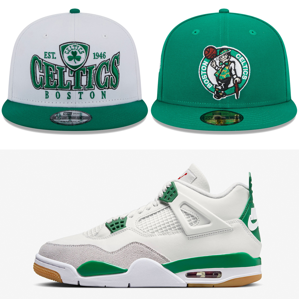 Nike-SB-Air-Jordan-4-Lucky-Green-Hats