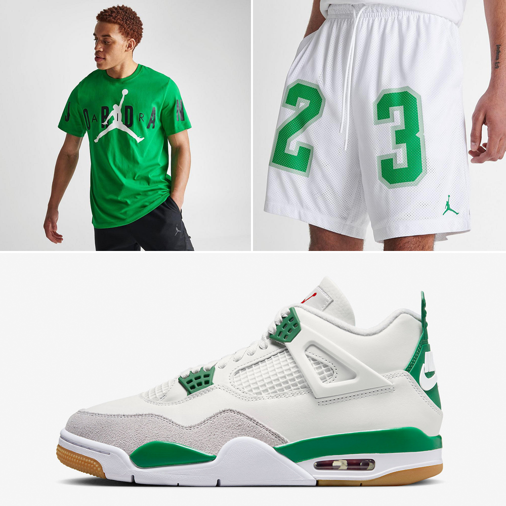 Nike-SB-Air-Jordan-4-Pine-Green-Outfits