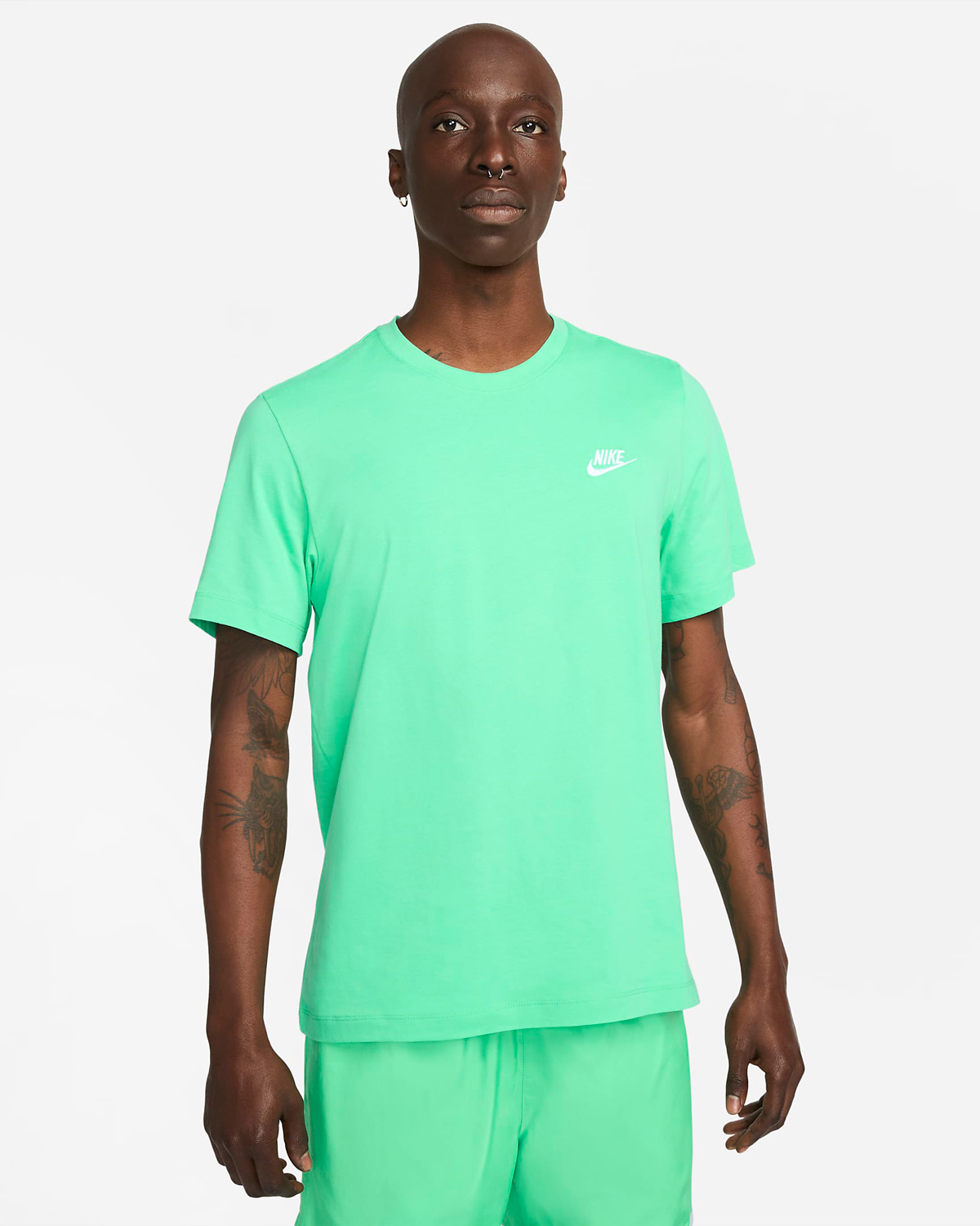 Nike-Sportswear-Club-T-Shirt-Spring-Green