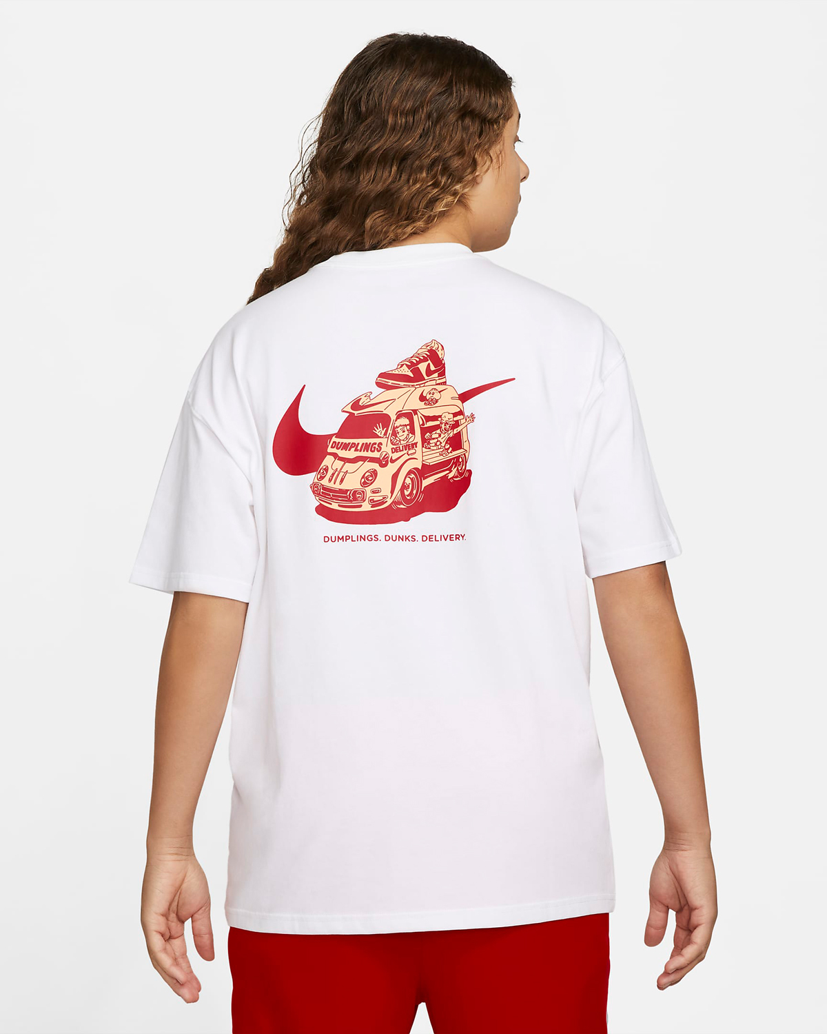 Nike-Sportswear-Dumpings-Dunks-T-Shirt-White-Red-2