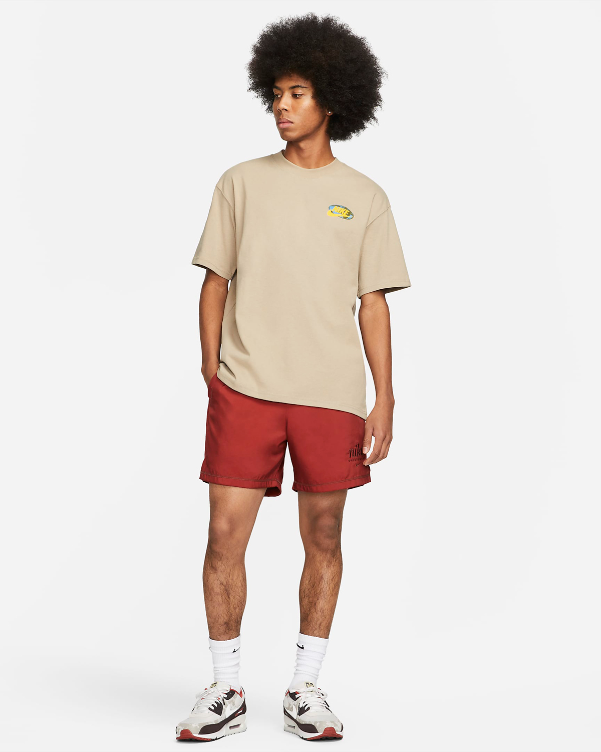 Nike-Sportswear-Play-It-Cool-for-Mother-Earth-T-Shirt-Khaki-Outfit