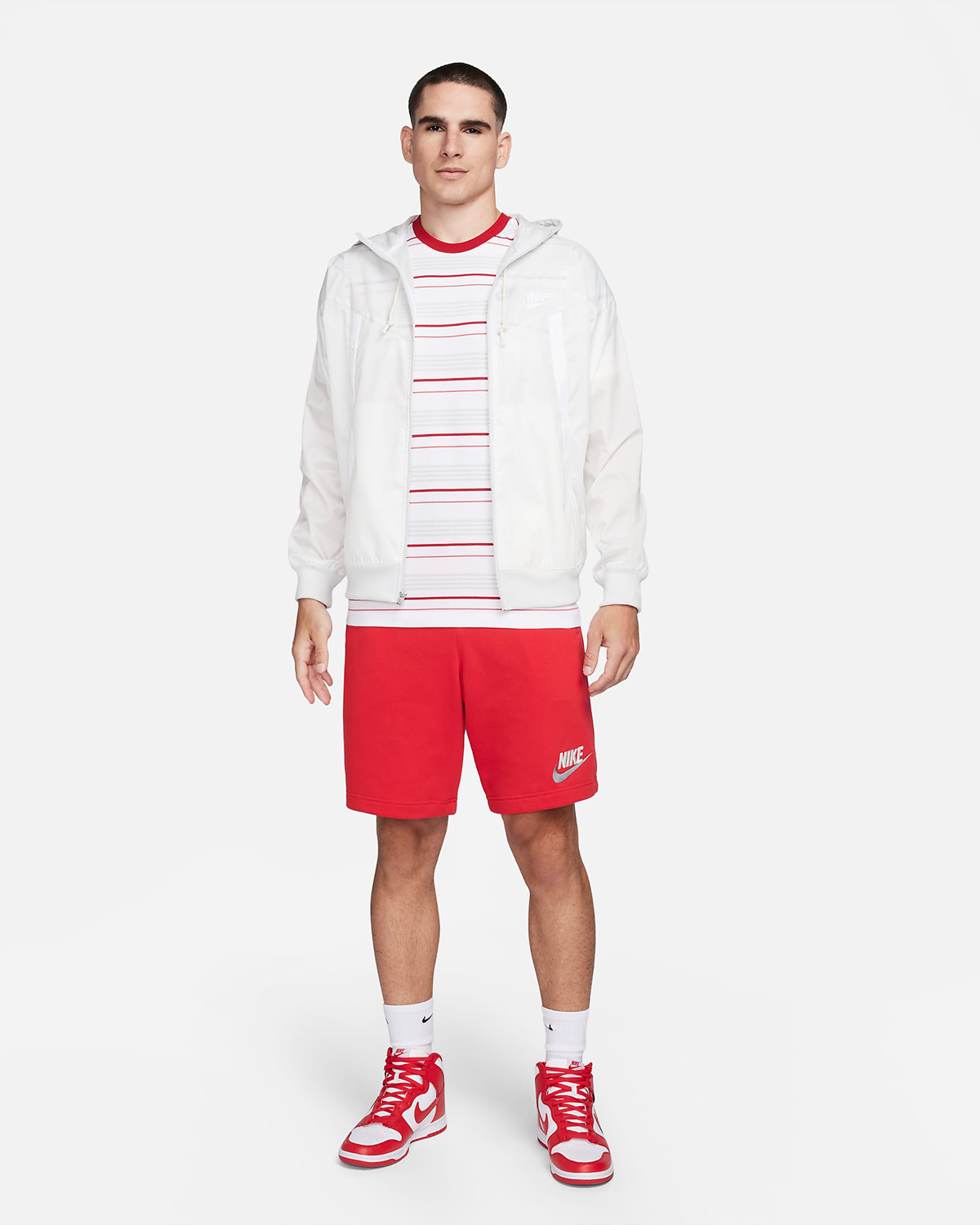 Nike-Sportswear-Striped-T-Shirt-White-University-Red-Outfit