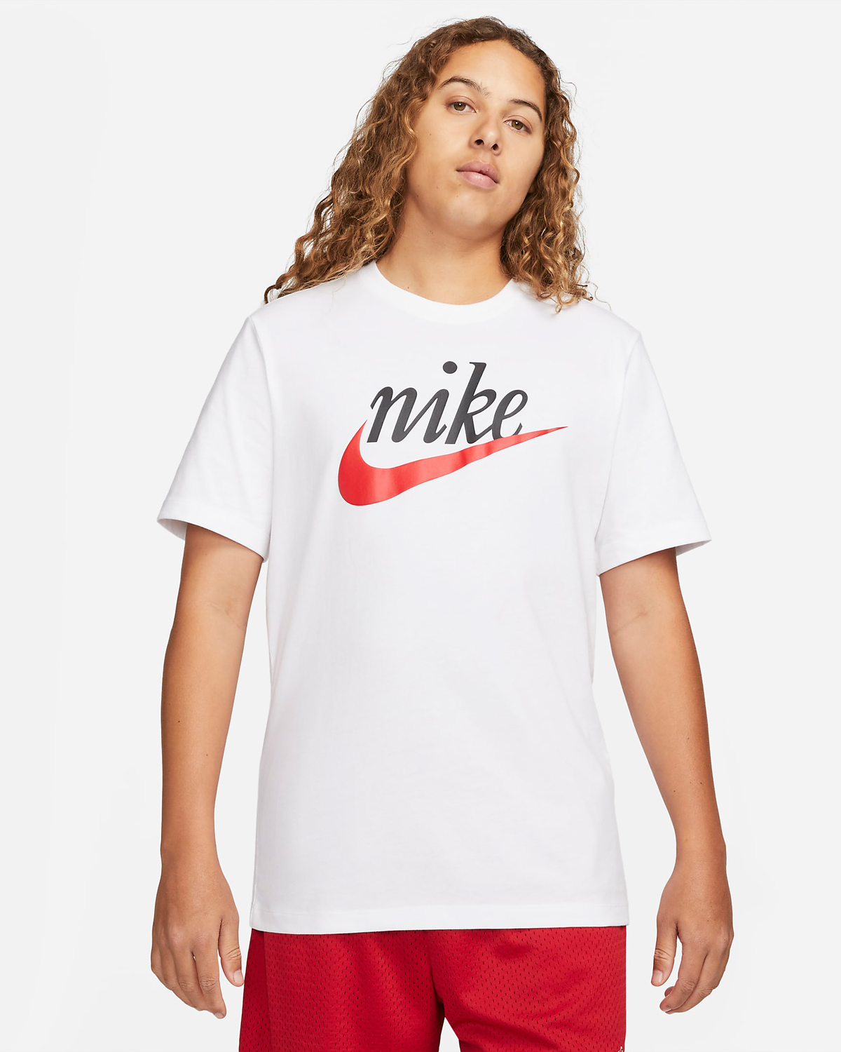 Nike-Sportswear-T-Shirt-White-University-Red