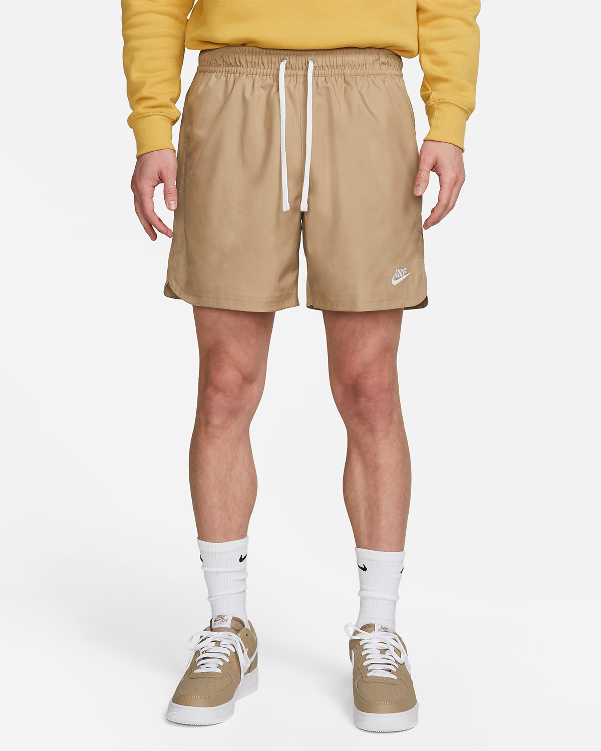 Nike-Sportswear-Woven-Flow-Shorts-Khaki