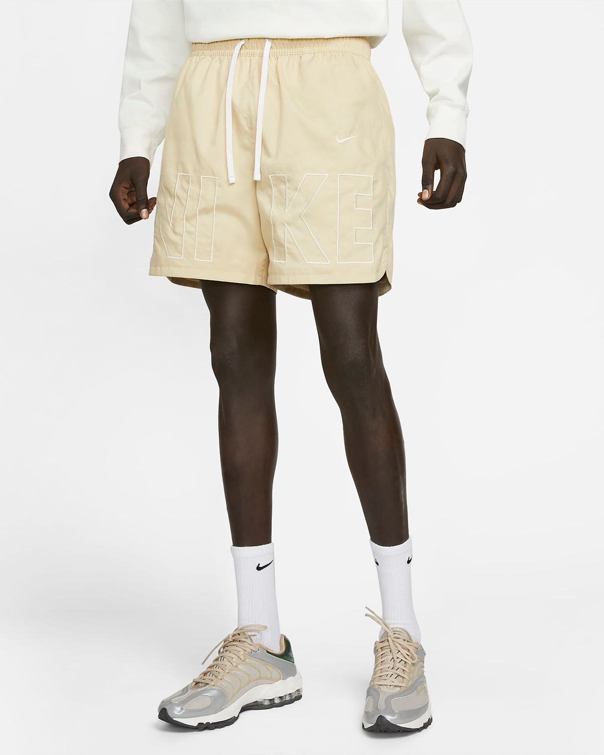Nike-Sportswear-Woven-Flow-Shorts-Team-Gold