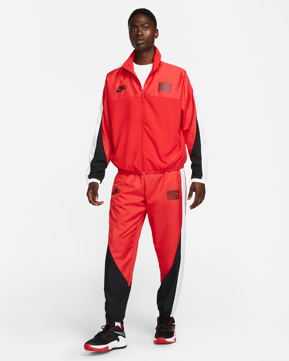 Nike-Starting-5-Basketball-Pants-University-Red-Black-Outfit