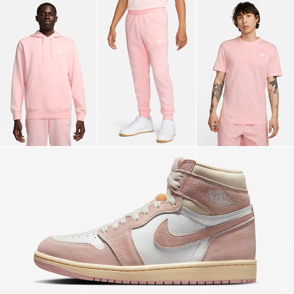 Air-Jordan-1-High-Atmosphere-Washed-Pink-Matching-Outfits