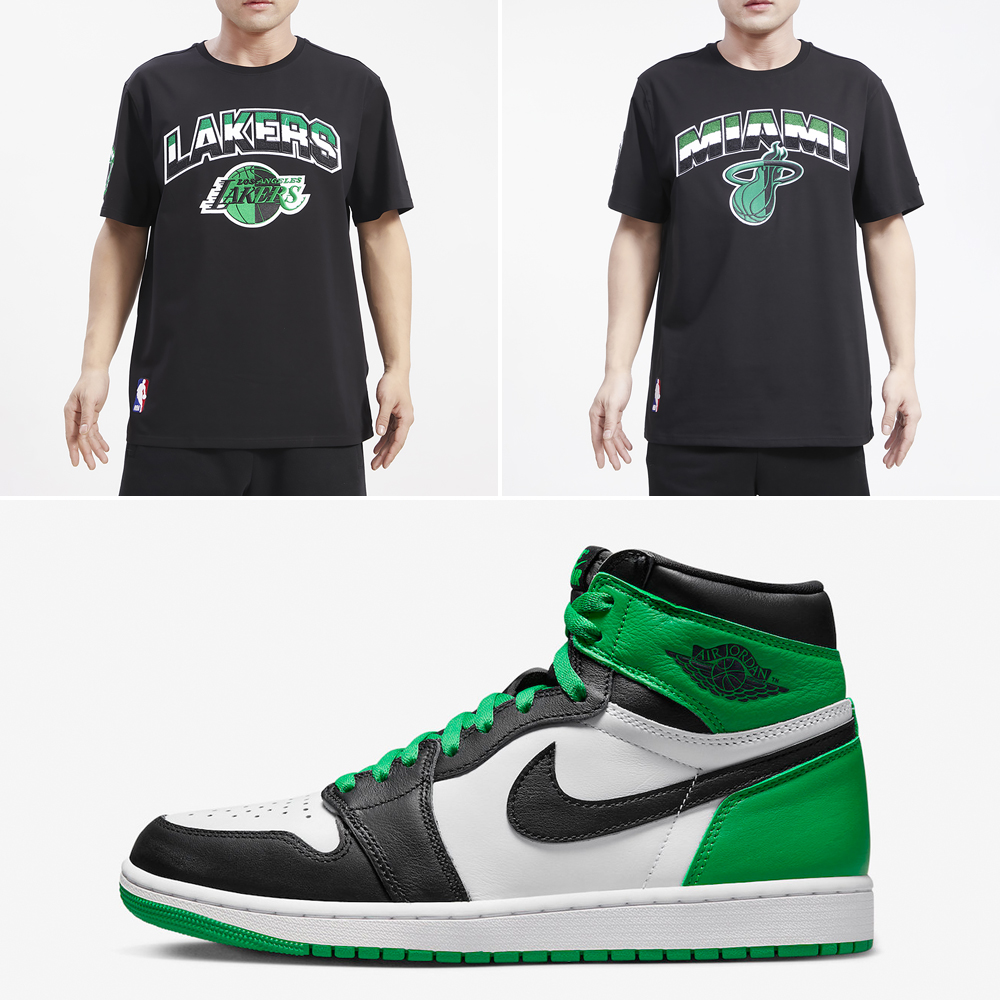 Air-Jordan-1-High-Lucky-Green-NBA-Team-Shirtss