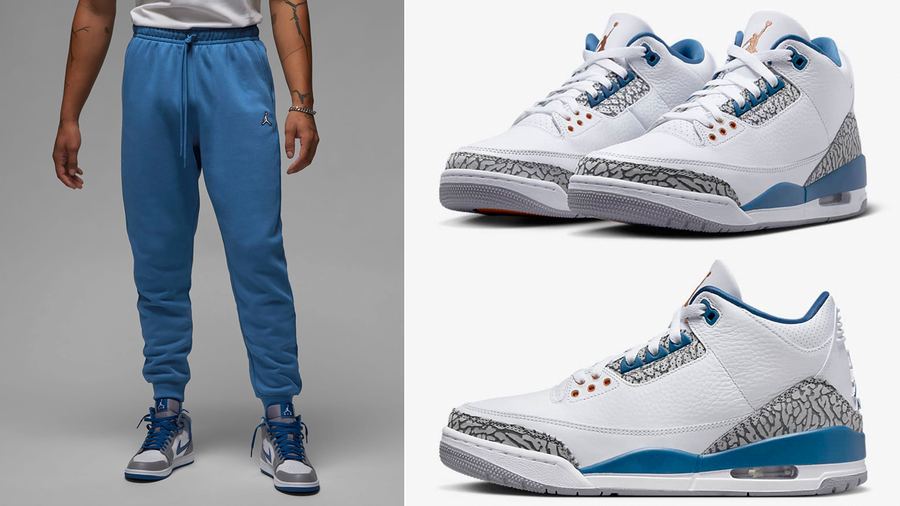 Air-Jordan-3-Wizards-True-Blue-Fleece-Pants-Outfit