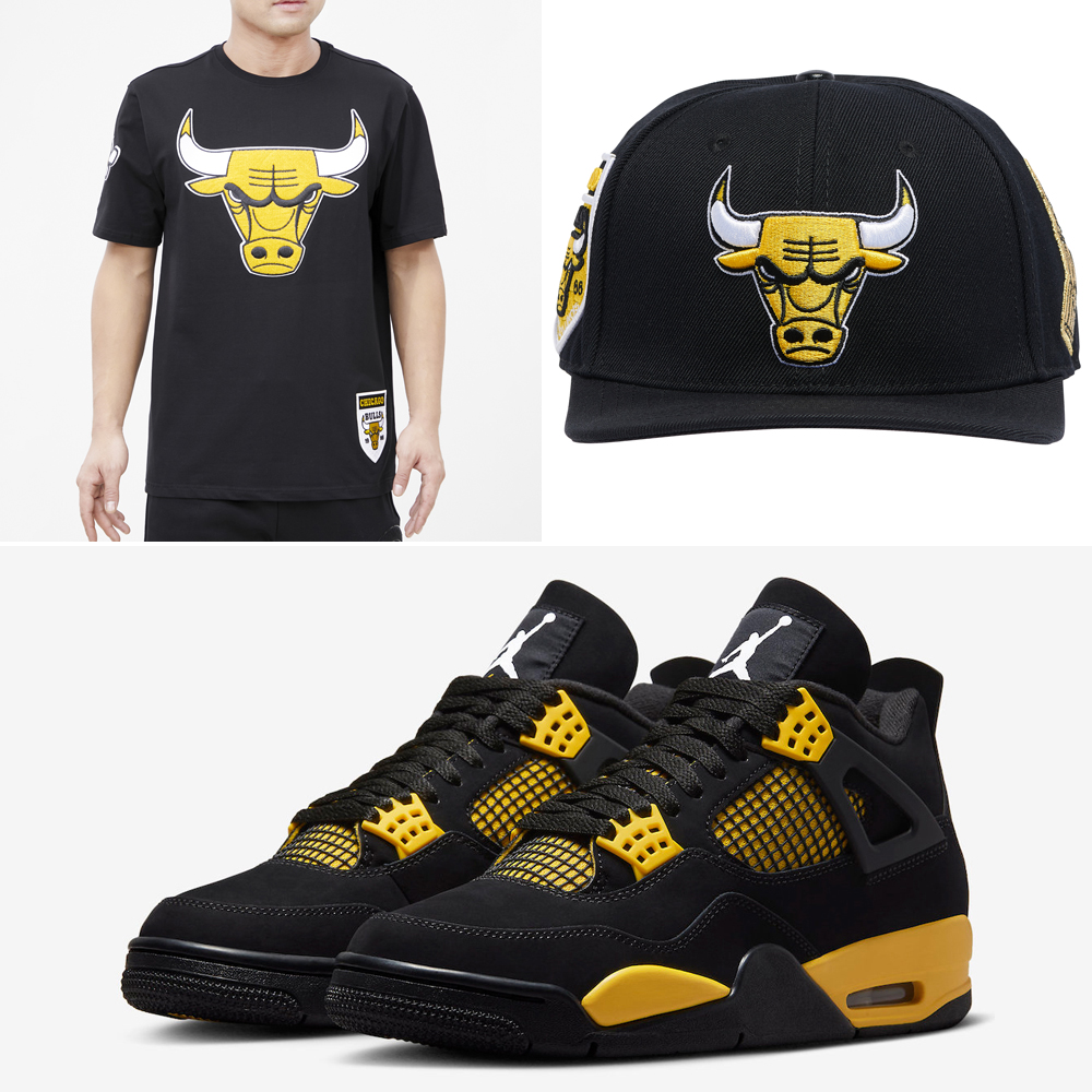 Air-Jordan-4-Thunder-Bulls-Shirt-Hat-Outfit