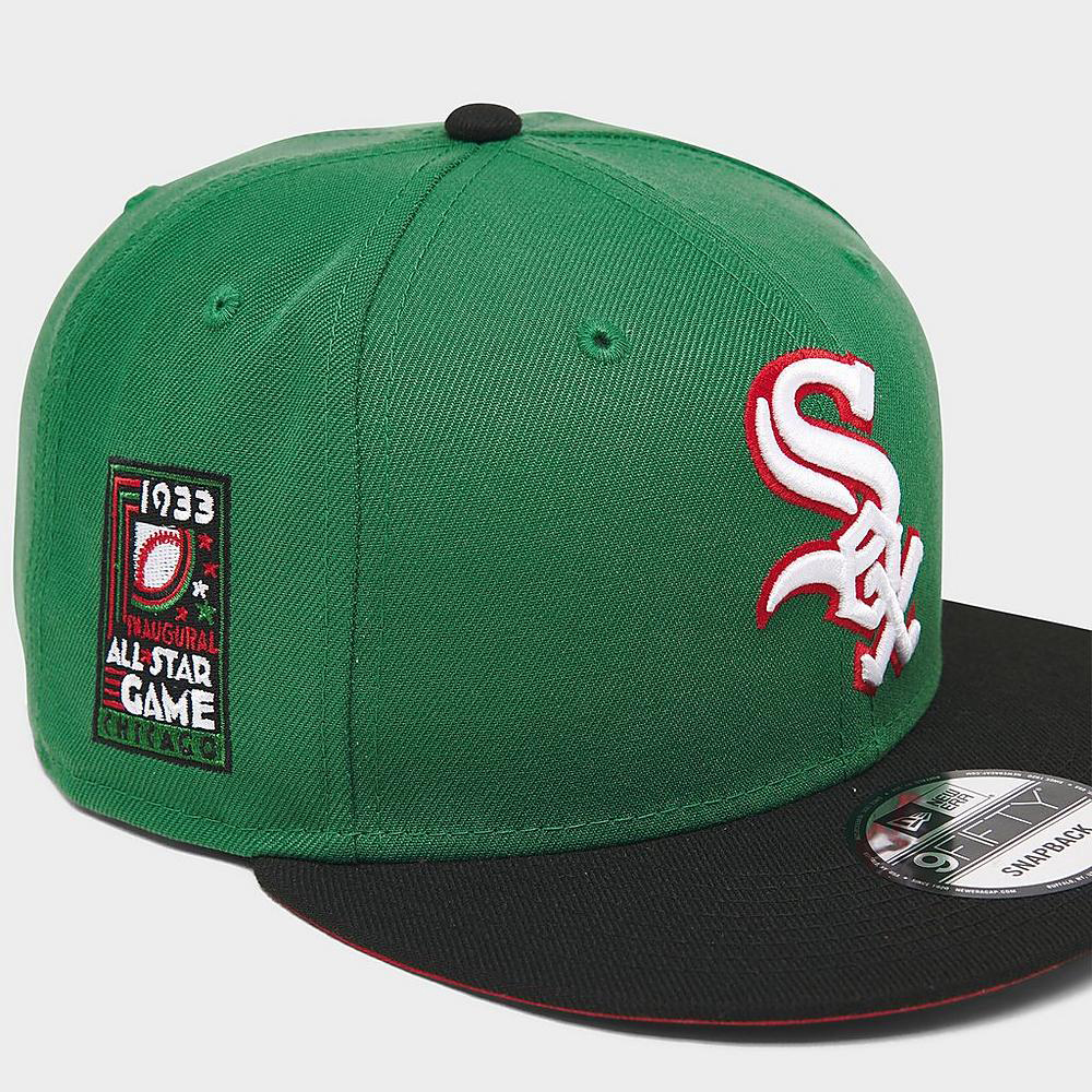 Chicago-White-Sox-New-Era-Green-Black-Snapback-Hat-3