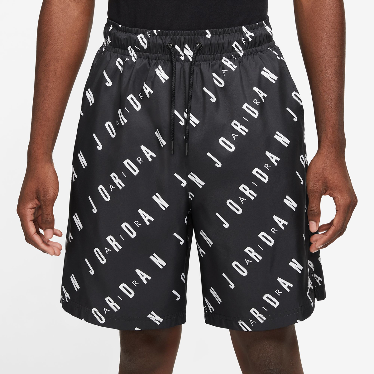 Jordan-Essential-AOP-Shorts-Black-White