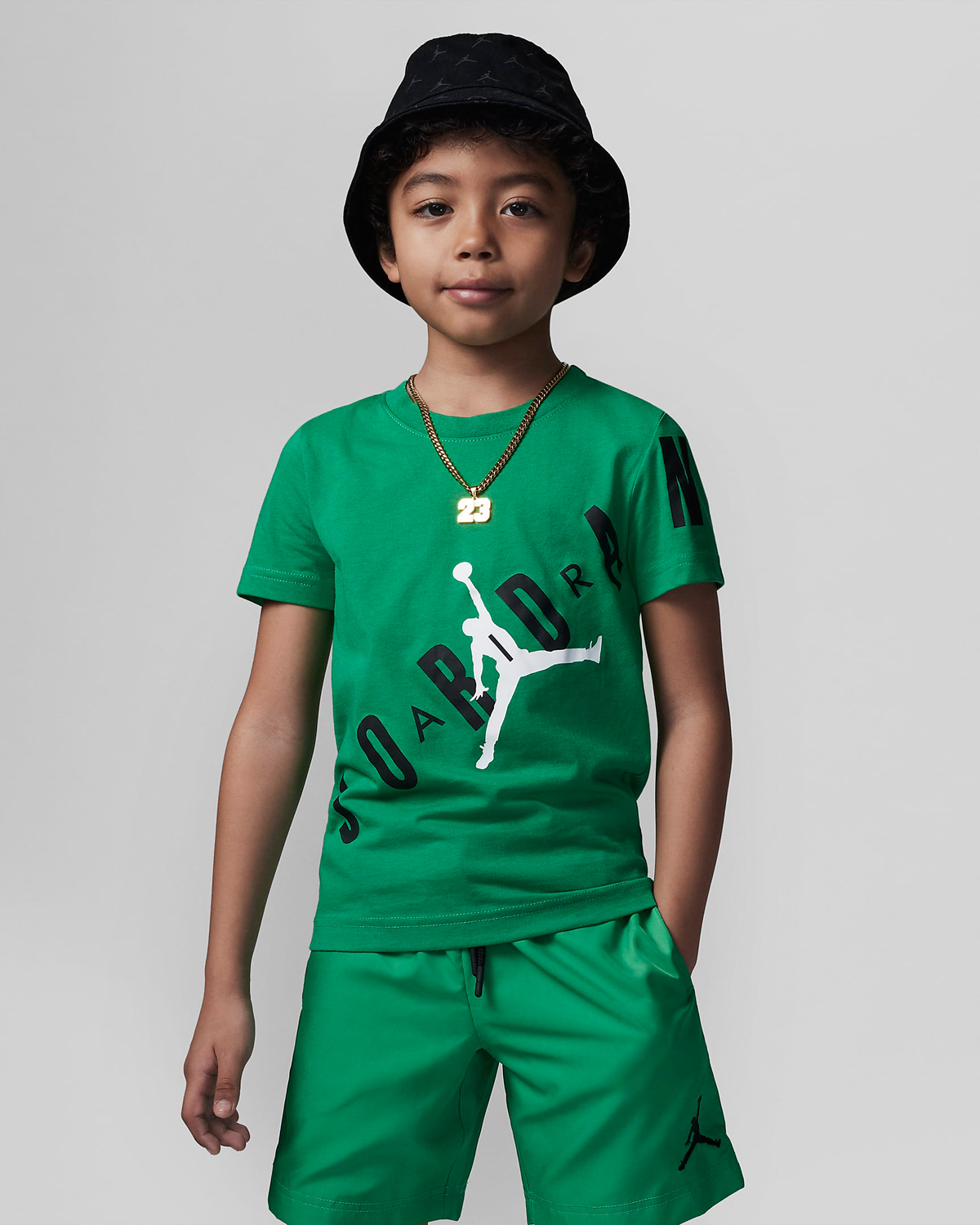 Jordan-Little-Kids-Boys-Stretch-T-Shirt-Lucky-Green