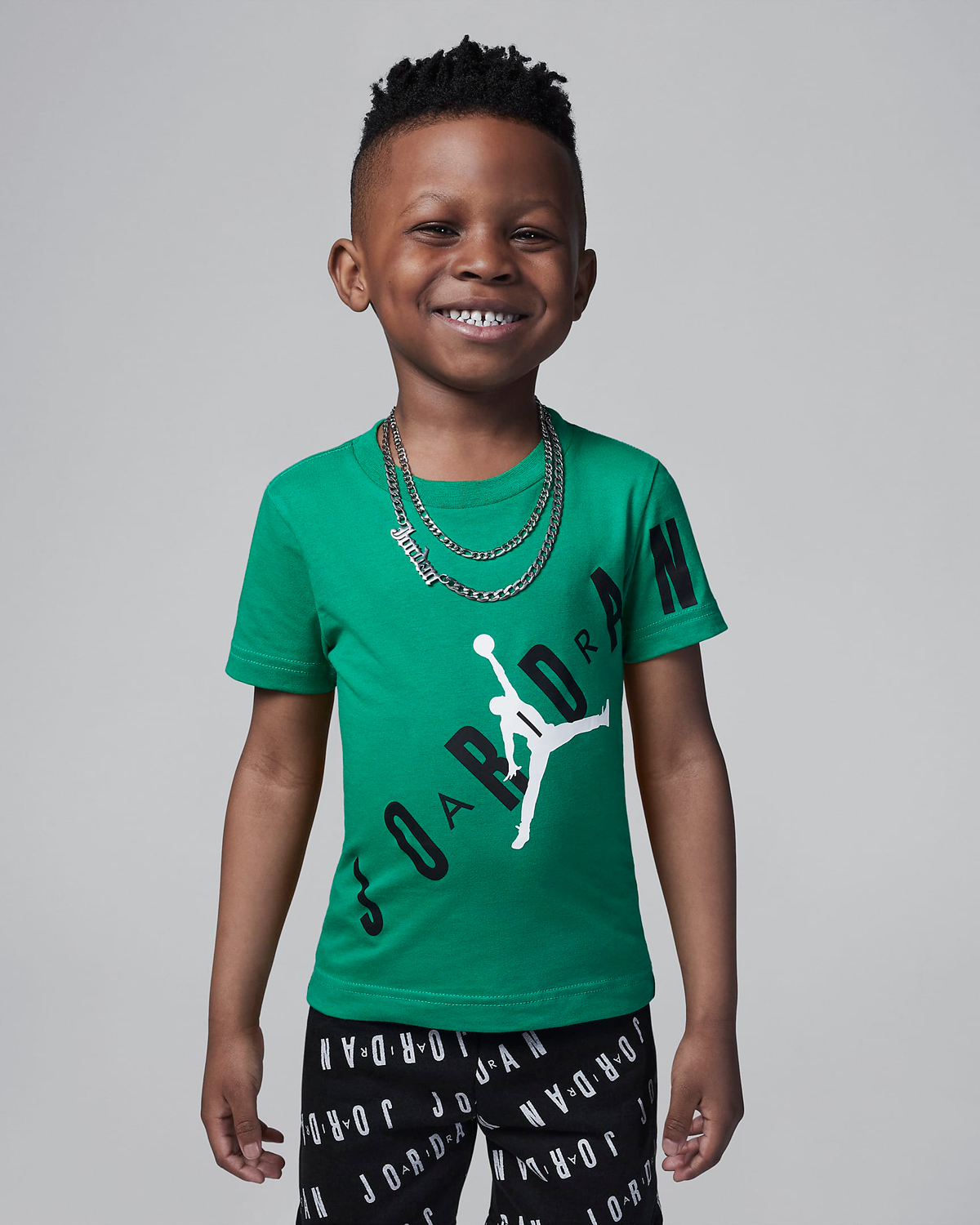 Jordan-Toddler-Kids-Boys-Stretch-T-Shirt-Lucky-Green