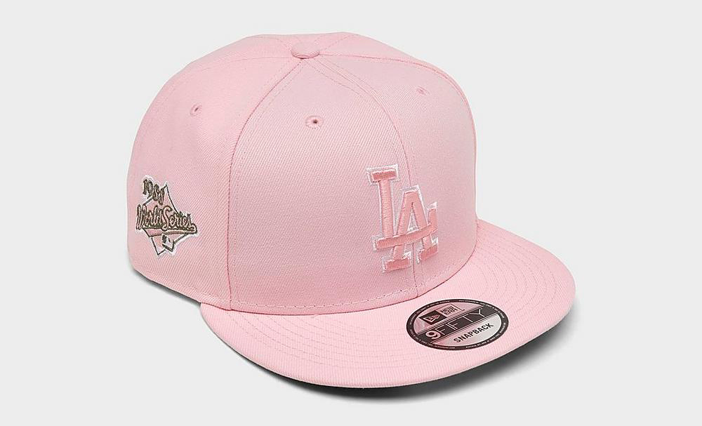 LA-Dodgers-New-Era-Pink-Snapback-Hat