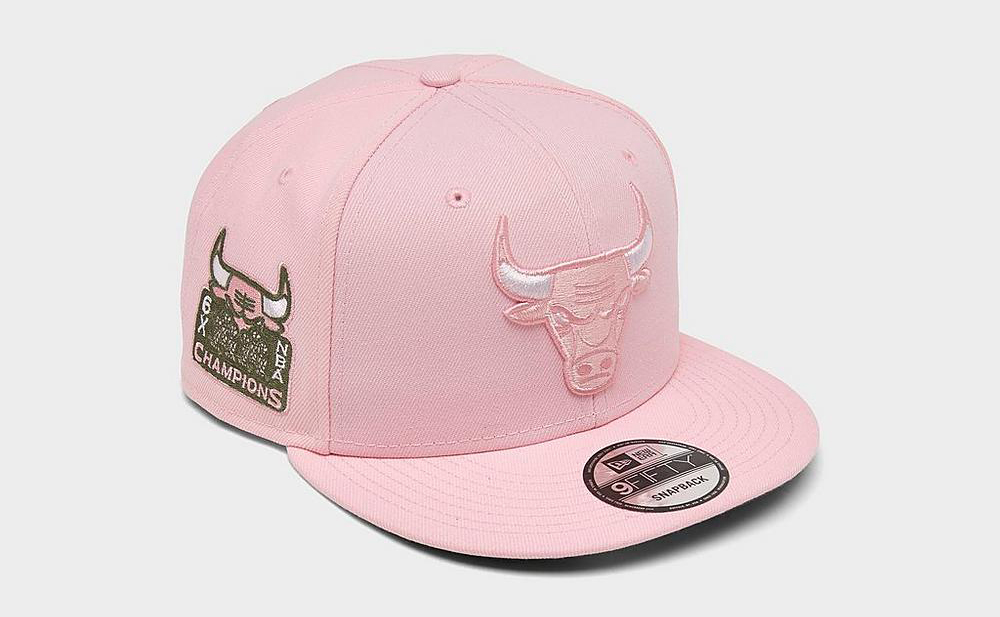 New-Era-Chicago-Bulls-Pink-Snapback-Hat-1