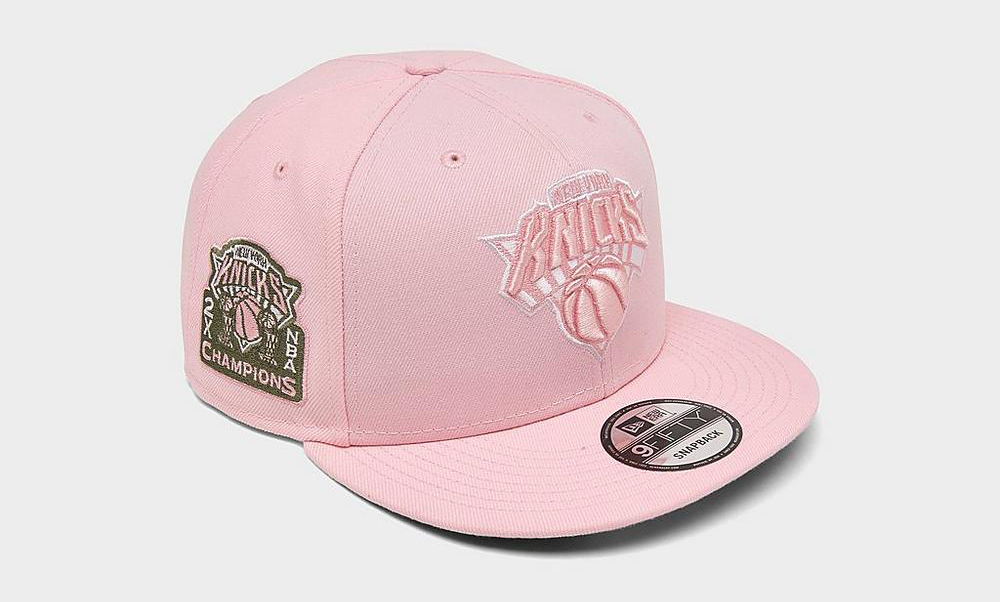 New-York-Knicks-New-Era-Pink-Snapback-Hat