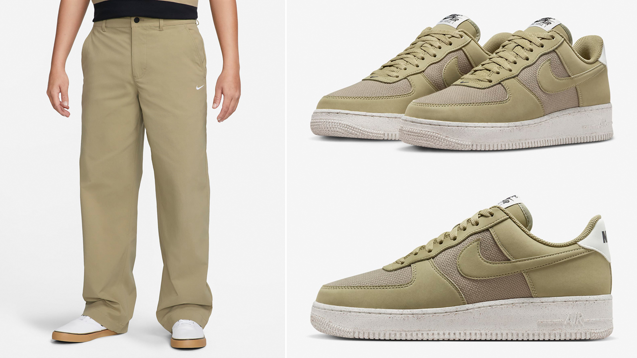 Nike-Air-Force-1-Low-Neutral-Olive-Pants-Match
