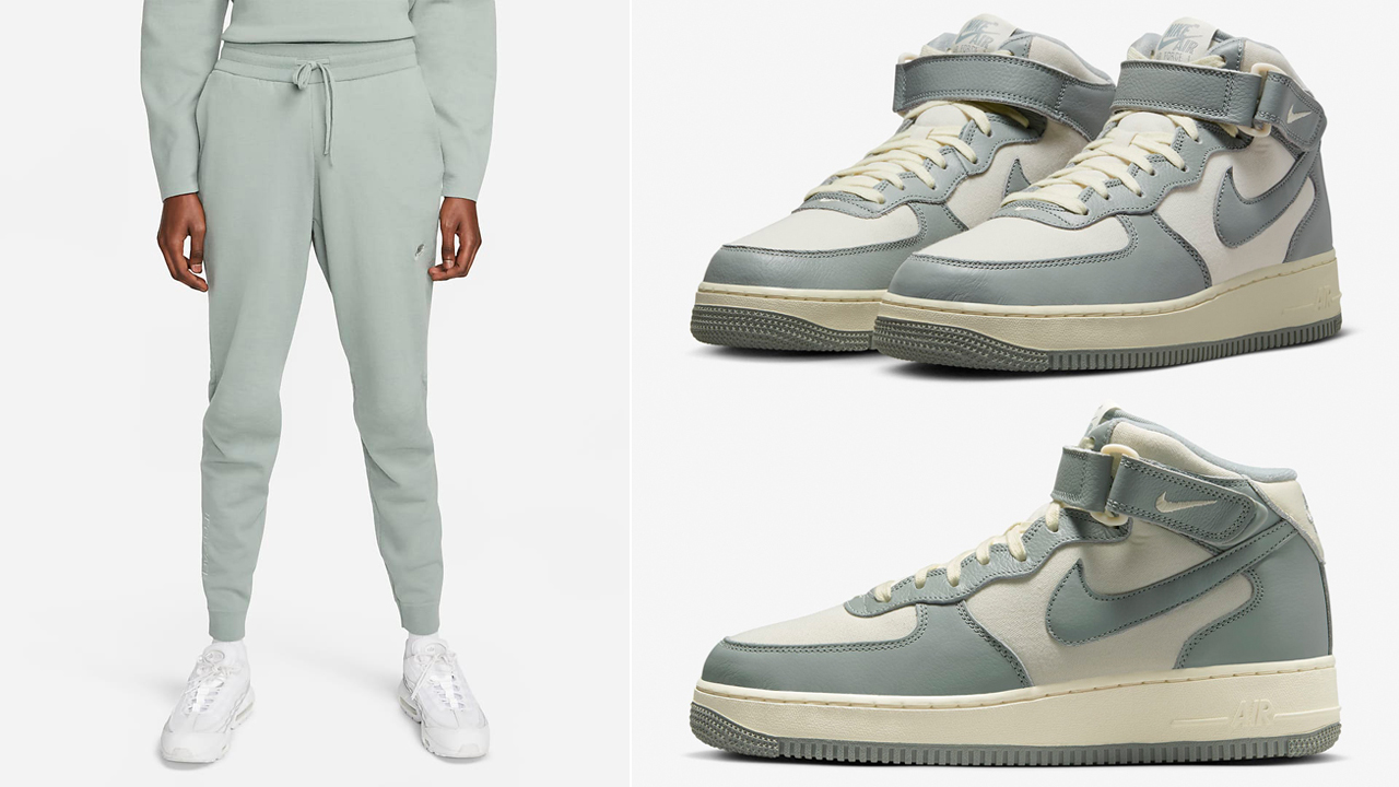 Nike-Air-Force-1-Mid-LX-NBHD-Mica-Green-Pants-Outfit