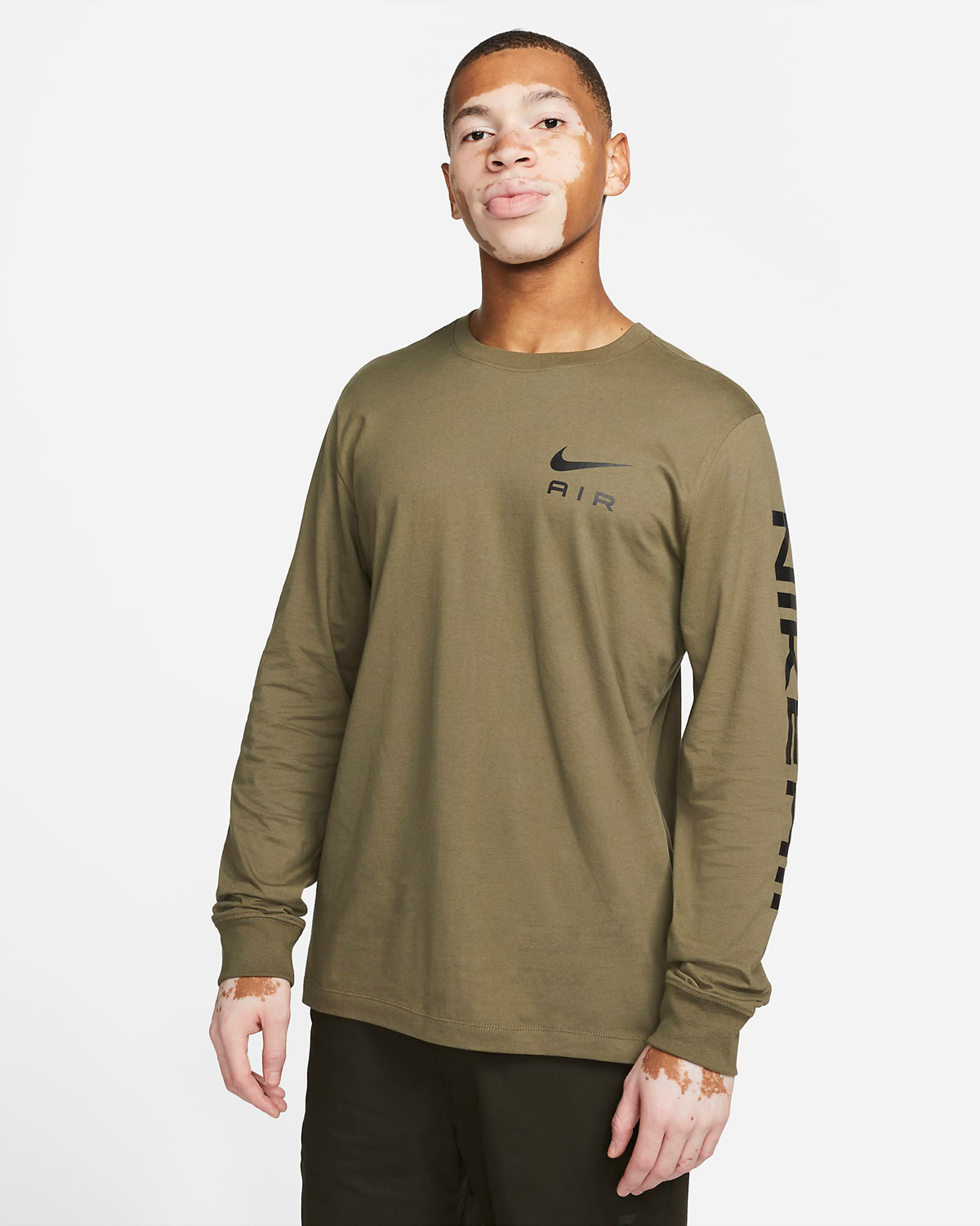 Nike-Air-Long-Sleeve-T-Shirt-Medium-Olive