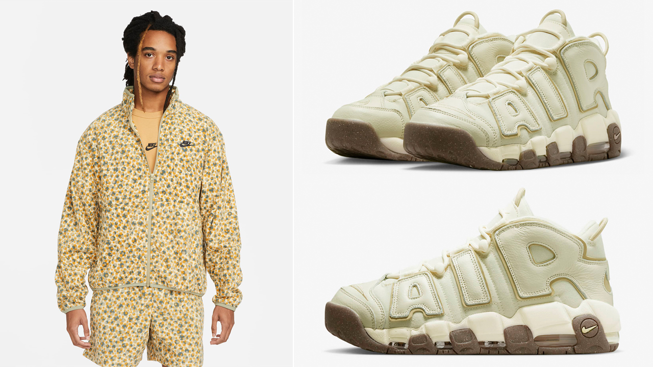Nike-Air-More-Uptempo-96-Coconut-Milk-Team-Gold-Jacket-Shorts-Outfit