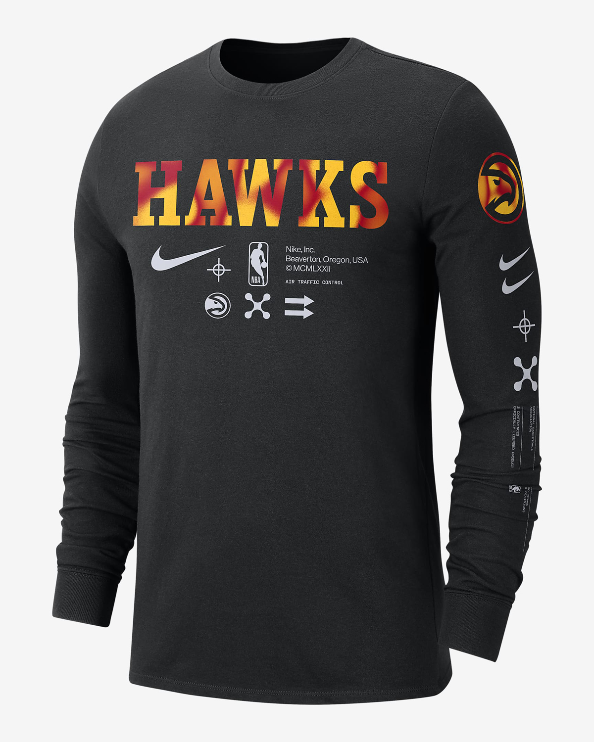 Nike-Atlanta-Hawks-2023-Long-Sleeve-T-Shirt-1